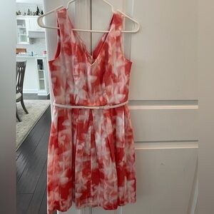 Calvin Klein Pink and White Dress- perfect for summer and spring